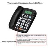 TelPal Corded Big Button Telephone for Elderly Caller ID Landline Phones for Seniors Amplified Telefonos Home Phone for Old People with Speaker and Easy to Read Numbers…