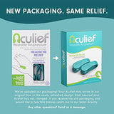 Aculief - Award Winning Natural Headache, Migraine, Tension Relief Wearable – Supporting Acupressure Relaxation, Stress Alleviation - Simple, Easy, Effective 2 Pack - (X-Small/Kids Teal)