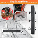 Cenipar 3/8" SnowBlower Impeller Modification Kit-3-Blade Universal-for Modifies 2-Stage Machine, Improve Efficiency of The Snow Blower(3)