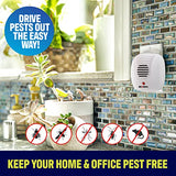 Ultrasonic Pest Repeller 10 Pk, Spider Repellent for House Indoor Pest Repeller Plug in-Mice Repellent for House, Bug Repellent Indoor Mosquito Repellent for Homes, Kitchens, Offices, Chemical Free