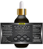 Trace Mineral Drops with Electrolytes - 77 Trace Minerals - 180 Servings- Restore Electrolytes, Improve Gut Health, Leaky Gut Repair - Plant Derived Ionic Trace Minerals from Fulvic & Humic Acid