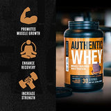 Jacked Factory Authentic Whey Muscle Building Whey Protein Powder - Low Carb, Non-GMO, No Fillers, Mixes Perfectly - Delicious Salted Chocolate Caramel Flavor - 2LB Tub