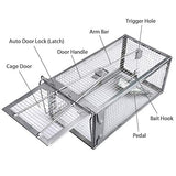 Gingbau 2-Pack Rat Traps Humane Live Chipmunk Cage Traps