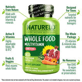 NATURELO Whole Food Multivitamin for Teens - Vitamins and Minerals for Teenage Boys and Girls - Supplement for Active Kids - with Organic Whole Foods - Non-GMO - Vegan & Vegetarian - 180 Capsules