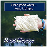 Pond Cleanse 10 lb Treats 2.5 Acres Natural Pond Cleaner & Water Clarifier Packets - Easy-to-use Pond Treatment