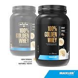 Maxler 100% Golden Whey Protein - 24g of Premium Whey Protein Powder per Serving - Pre, Post & Intra Workout - Fast-Absorbing Whey Hydrolysate, Isolate & Concentrate Blend - Vanilla Ice Cream 2 lbs