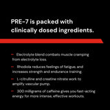 Novex Biotech PRE-7™ Pre-Workout Powder – Best preworkout for Men - Boost Energy, Focus, and VO2 max, Increase Strength and Endurance Training, Support Hydration During prolonged Exercise*