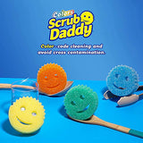 Scrub Daddy Sponge Set Color Variety Pack - Scratch-Free Multipurpose Dish Sponge - BPA Free & Made with Polymer Foam - Stain & Odor Resistant Kitchen Sponge (4 Count)