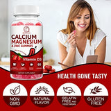 BBEEAAUU Calcium, Magnesium, Zinc & Vitamin D Gummies - 2 Pack | Vitamins for Women, Men & Kids | Calcium Supplements for Strong Healthy Bones, Zinc Gummies, Gluten-Free, Vegan - 120 Count