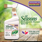 Bonide All Seasons Horticultural & Dormant Spray Oil, 32 oz Ready-to-Spray, Disease Prevention and Insect Killer for Organic Gardening