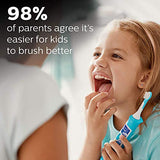 Philips Sonicare for Kids 3+ Bluetooth Connected Rechargeable Electric Power Toothbrush, Interactive for Better Brushing, Pink, HX6351/41
