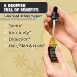 MAJU Black Seed Oil - 3 Times TQ, Cold-Pressed, Travel Size, 100% Turkish Black Cumin Seed Oil, Liquid Pure Blackseed Oil, Glass Bottle, 2 oz