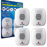 Bell + Howell Ultrasonic Pest Repeller Home Kit (Pack of 4), Ultrasonic Pest Repeller, Pest Repellent for Home, Bedroom, Office, Kitchen, Warehouse, Hotel