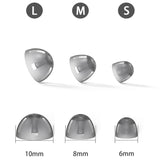 Resound Compatible Hearing Aid Domes Open Smokey Ear Tips Replacement 6mm (Small 20pcs Pack)