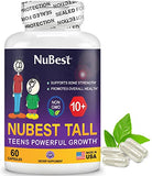 NuBest Tall 10+ - Advanced Bone Strength Formula - Supports Immunity, Healthy Development & Optimal Wellness - for Children (10+) & Teens Who Drink Milk Daily - 3 Pack | 3 Months Supply