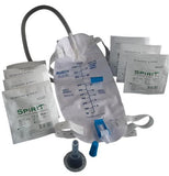 Complete Kit Urinary Incontinence One-Week, 7-Condom Catheters Self-Seal External 29mm (Medium), Premium Leg Bag 1000ml Tubing, Straps & Fast and Easy Draining