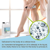 Magnesium Oil Spray - Large 64oz Size - Extra Strength - 100% Pure for Less Sting - Less Itch - Essential Mineral Source - Made in USA - Refill Only - Sprayer Not Included