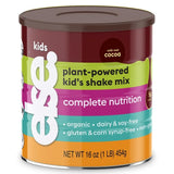 (2 Pack) Else Nutrition Kids Organic complete nutrition Shake Powder, Plant-Based, Less Sugar, Clean, Complete Childrens’ Nutritional Drink Mix, Whey-free, Soy-free, Dairy-Free, 16 oz, Chocolate and Vanilla