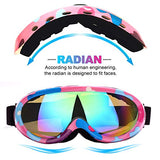 Rngeo Ski Goggles, Pack of 2, Snowboard Goggles for Kids, Boys & Girls, Youth, Men