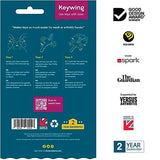 Keywing Key Turner Aid 3 Pack. Makes Keys so Much Easier. Perfect Key Cover Cap for Rheumatoid Arthritis, MS or Parkinsons Gift, Elderly with weak Hands.