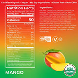 Orgain Organic Hydration Packets, Electrolytes Powder - Mango Hydro Boost with Superfoods, Gluten-Free, Soy Free, Vegan, Non GMO, Less Sugar than Sports Drinks, Travel Packets, 8 Count