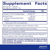 Pure Encapsulations Gluten/Dairy Digest | Unique Mix of Enzymes to Support Healthy Gluten and Dairy Digestion* | 120 Capsules