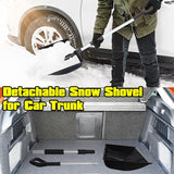 Snow Shovel, Snow Shovel for Driveway, Detachable Ergonomic D-Grip Handle for Snow Removal Shovel, Snow Shovel for Car Home Garden