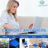 Gel Seat Cushion - Non-Slip Egg Seat Cushion Chair Pads - Office Chair Car Seat Cushion for Sciatica & Back Pain Relief - Coccyx Cushion for Home, Wheelchair, Computer, Desk Chair, Truck