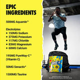 GHOST Hydration Packets, Sour Patch Kids Blue Raspberry, 24 Sticks, Electrolyte Powder - Drink Mix Supplement with Magnesium, Potassium, Calcium, Vitamin C - Vegan, Free of Soy, Sugar & Gluten