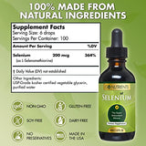 Go Nutrients Selenium Liquid Drops, 1 Fl Oz, Cardiovascular Health, Immune Support, Anti Aging