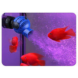 FREESEA Aquarium Circulation Pump Wave Maker Power Head with magnetic mount Suction (1600 GPH, Blue)