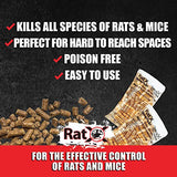 RatX Throw Packs- for All Species of Rats and Mice Safe Around Pets