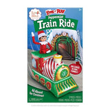 The Elf on the Shelf Scout Elves at Play Peppermint Train Ride. Inflatable Train for Fun Arrival Scenes!