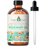 EVOKE OCCU Rosemary Essential Oil for Hair Growth, Nourishing Treatment for Split Ends and Dry, Suitable for All Hair Types and Eyelash Growth - 4 FL Oz