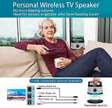 SIMOLIO Portable Wireless TV Speakers for Smart TV, Speaker for TV with Clear Dialogue and Tone Control, Ideal for Seniors and The Elderly Without Blaring Volume, 100ft Long Range