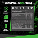 Huge Supplements Pump Serum, Stim Free Pre Workout and Nitric Oxide Booster to Enhance Focus, Pumps, Fulness with No Caffeine, L-Citrulline, GlycerPump, L-Tyrosine, Nitrosigine (Jungle Juice)