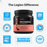 Legion Recharge Post Workout Supplement - All Natural Muscle Builder & Recovery Drink With Creatine Monohydrate. Naturally Sweetened & Flavored, Safe & Healthy. 60 Servings. (Fruit Punch, 60 Servings)