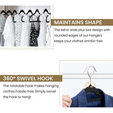 Home Expressions Premium Velvet Hangers (Pack of 20) - Ultra Thin No Slip Velvet Suit Swivel Hangers - 21" Extra Wide Strong Velvet Hangers - Space Saving Clothes Hangers - 21x0.2x10 inches (Grey)