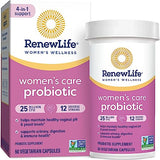 Renew Life Women's Probiotic Capsules, Supports Vaginal, Urinary, Digestive and Immune Health, L. Rhamnosus GG, Dairy, Soy and gluten-free, 25 Billion CFU, 60 Count