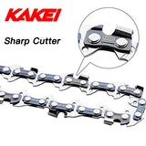 KAKEI 16 Inch Chainsaw Chain 3/8" LP Pitch, 043" Gauge, 55 Drive Links Fits Stihl MS170, MS171, MS180c and More- 61PMM355, R55 (3 Chains)