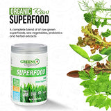 Greens+ Organic Superfood Raw | Boost Energy | Immune Support | Non GMO | Gluten Free | Sugar Free | Organic Vegan Superfood Powder | 8.46 oz (Pack of 1)