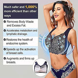 ANSUSIC Slimory Prettyhealth Lymphvity Detoxification and Shaping & Powerful Lifting Bra, Detox Sexy Lace Wireless Lifting Bra(Black-4XL)