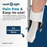 Reach Right Dressing Aid Stick 34 Inch Length Gray 4-n-1 / Disassembles 755 8 per Case