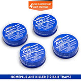 Homeplus™ Ant Killer AB, Metal Ant Bait, Ants Killer for House, Ant Traps Indoor & Outdoor, 12 Pack