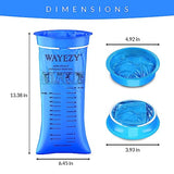 WAYEZY Vomit Bags Disposable - Pack of 50 Each 1000 Milliliter - Emesis Bags and Throw Up Bags Disposable for Nausea, Travel Motion, Morning, Air, Sea, and Car Sickness Barf Bags