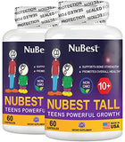 NuBest Tall 10+ - Advanced Bone Strength Formula - Supports Immunity, Healthy Development & Optimal Wellness - for Children (10+) & Teens Who Drink Milk Daily - 2 Pack | 2 Months Supply