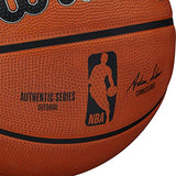 WILSON NBA Authentic Series Basketball - Outdoor, Size 6 - 28.5",Brown