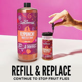 Aunt Fannie’s FlyPunch! Fruit Fly Trap Refill: for Indoor and Kitchen Use, Made with Plant Based Ingredients, 32 Fluid Ounces