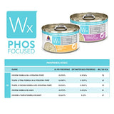 Weruva Wx Phos Focused, Pate & Gravy Formulas Variety Pack, 3oz Can (Pack of 12)