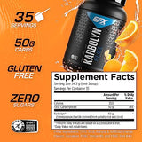 EFX Sports Karbolyn Fuel | Fast-Absorbing Carbohydrate Powder | Carb Load, Sustained Energy, Quick Recovery | Stimulant Free | 37 Servings (Orange)